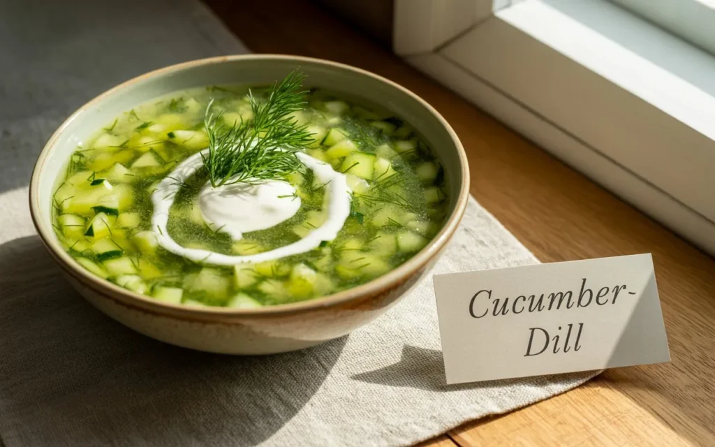 Chilled Cucumber-Dill Soup