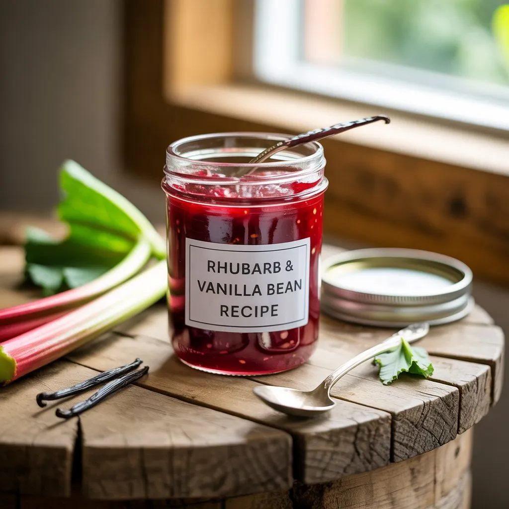 Rhubarb & Vanilla Bean Jam