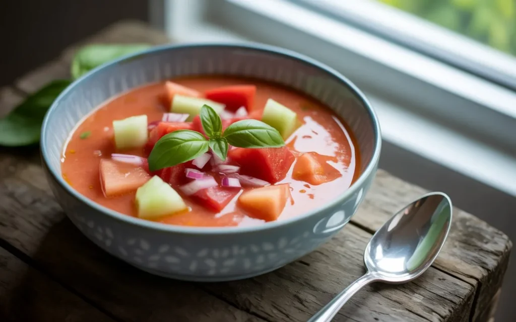 Tomato-Melon Gazpacho