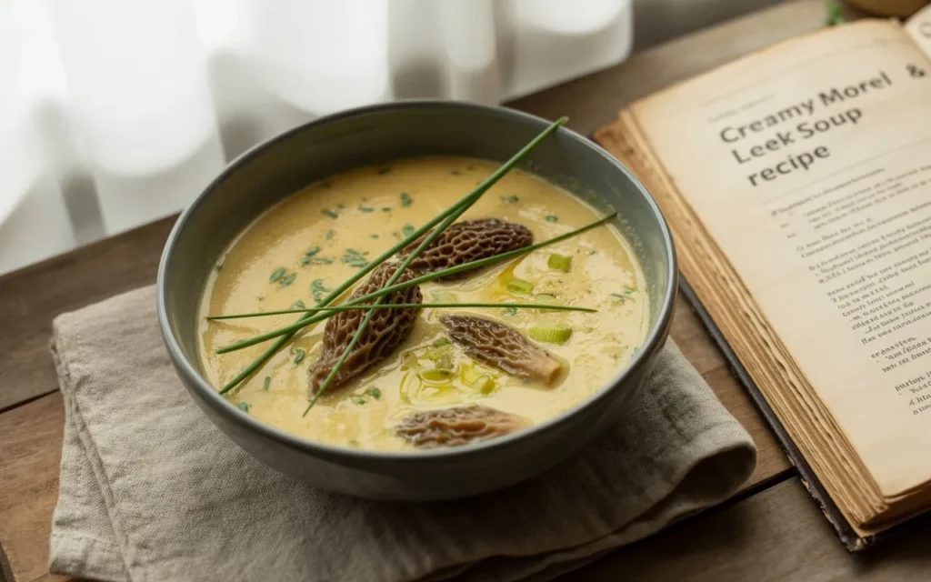  Creamy Morel & Leek Soup
