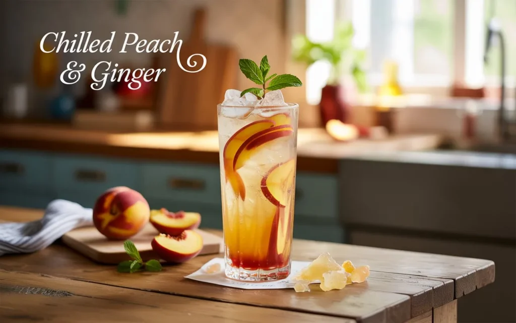 Chilled Peach & Ginger