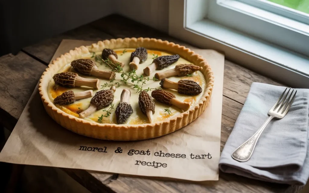 Morel & Goat Cheese Tart