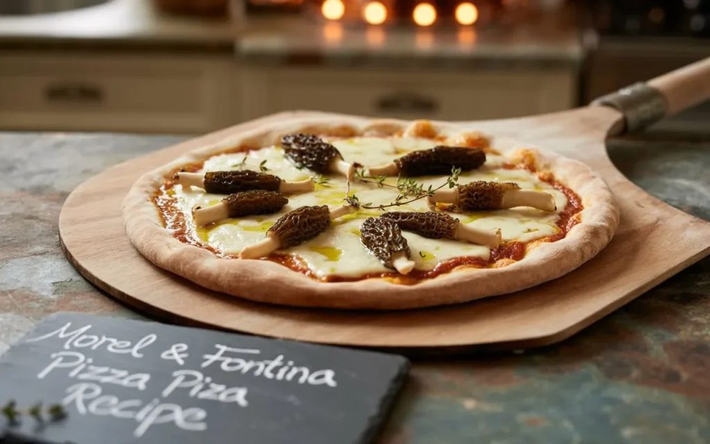 Morel & Fontina Pizza