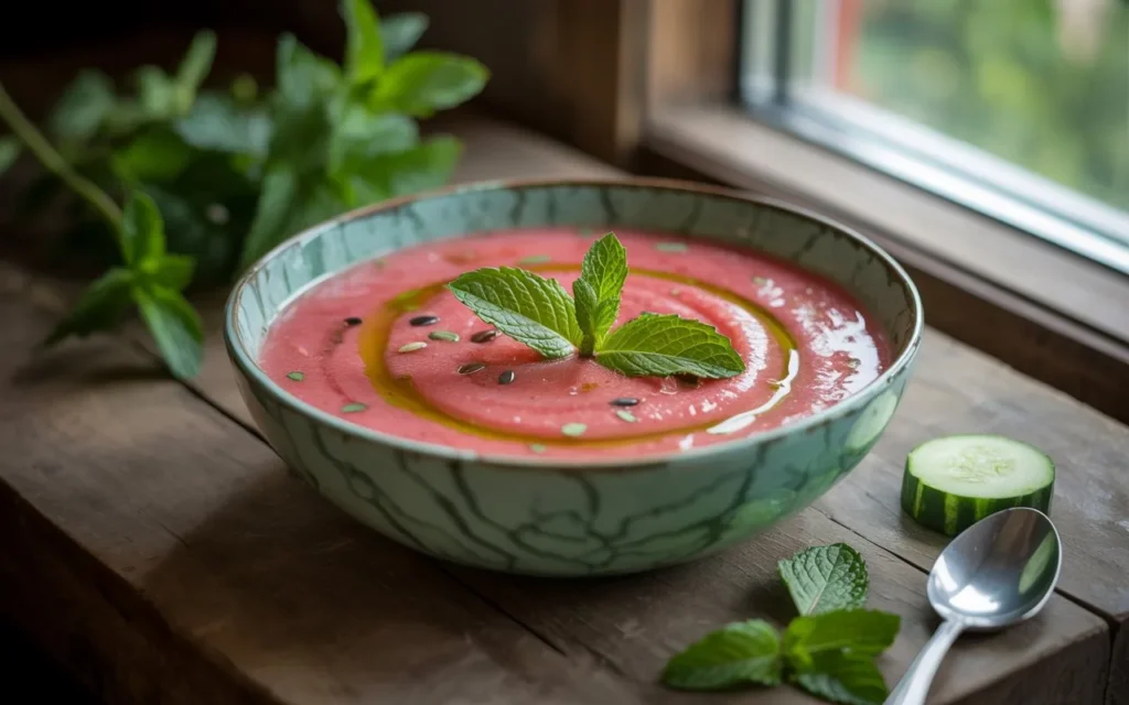 Watermelon-Mint Gazpacho