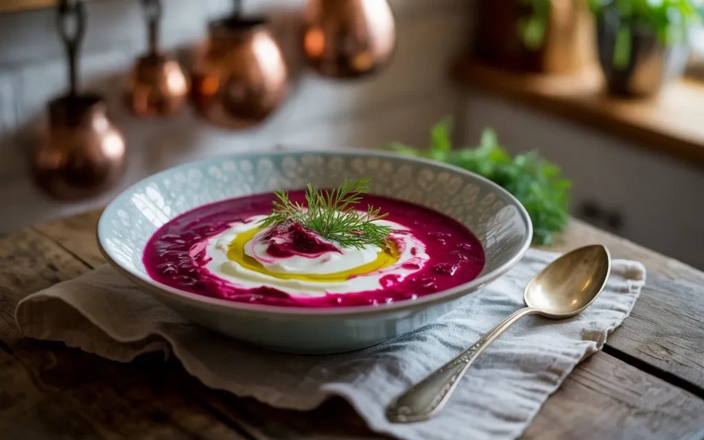Greek Yogurt & Beet Soup