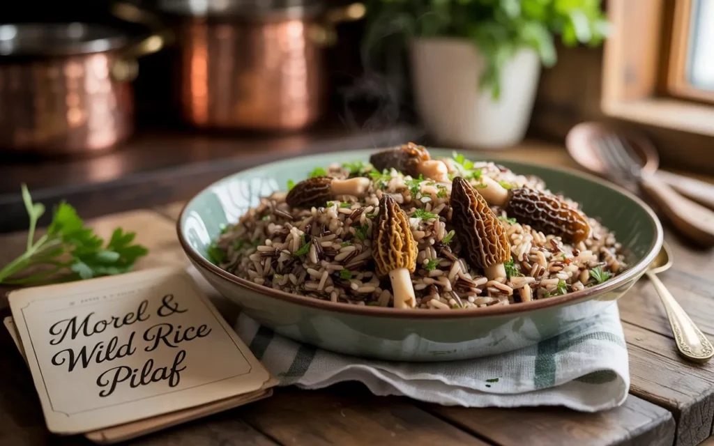 Morel & Wild Rice Pilaf