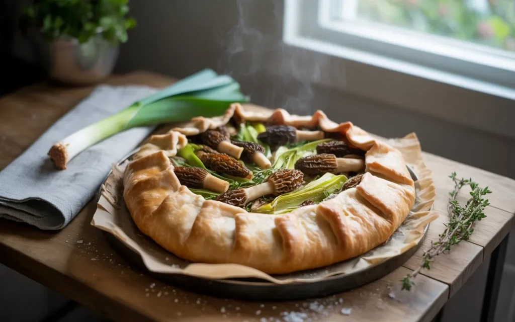 Morel & Leek Galette
