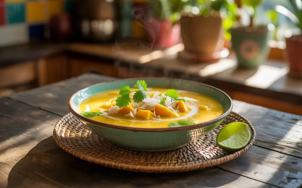 Zesty Mango-Coconut Soup