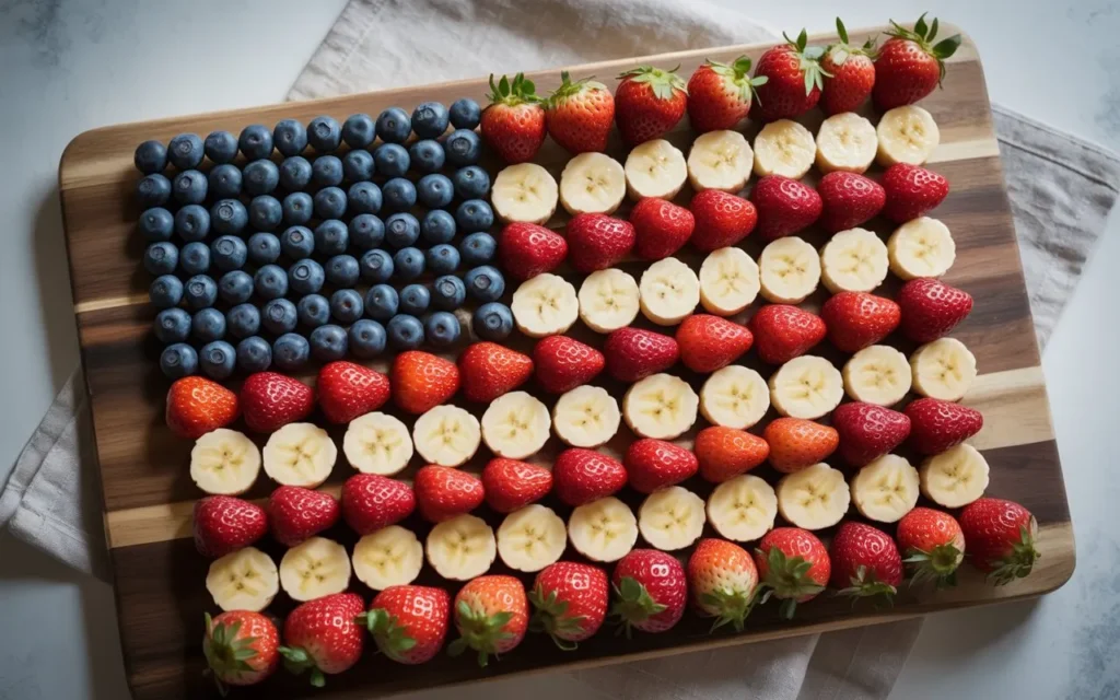 Patriotic Fresh Fruit Salad