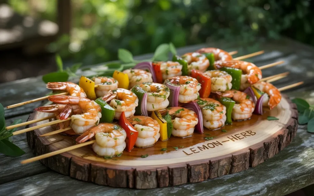 Lemon-Herb Grilled Shrimp Skewers
