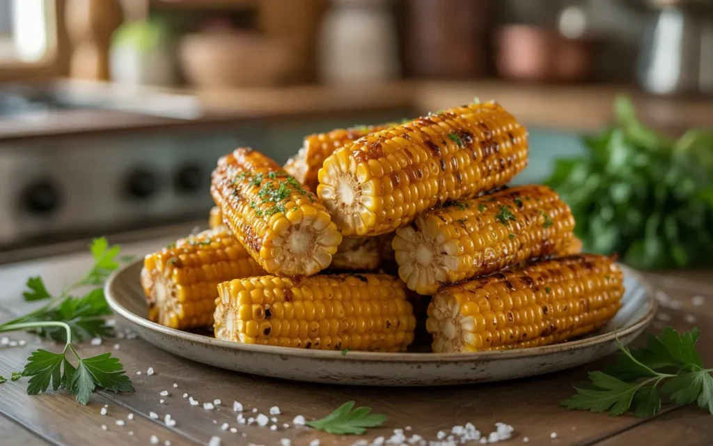 Garlic Butter Corn Ribs