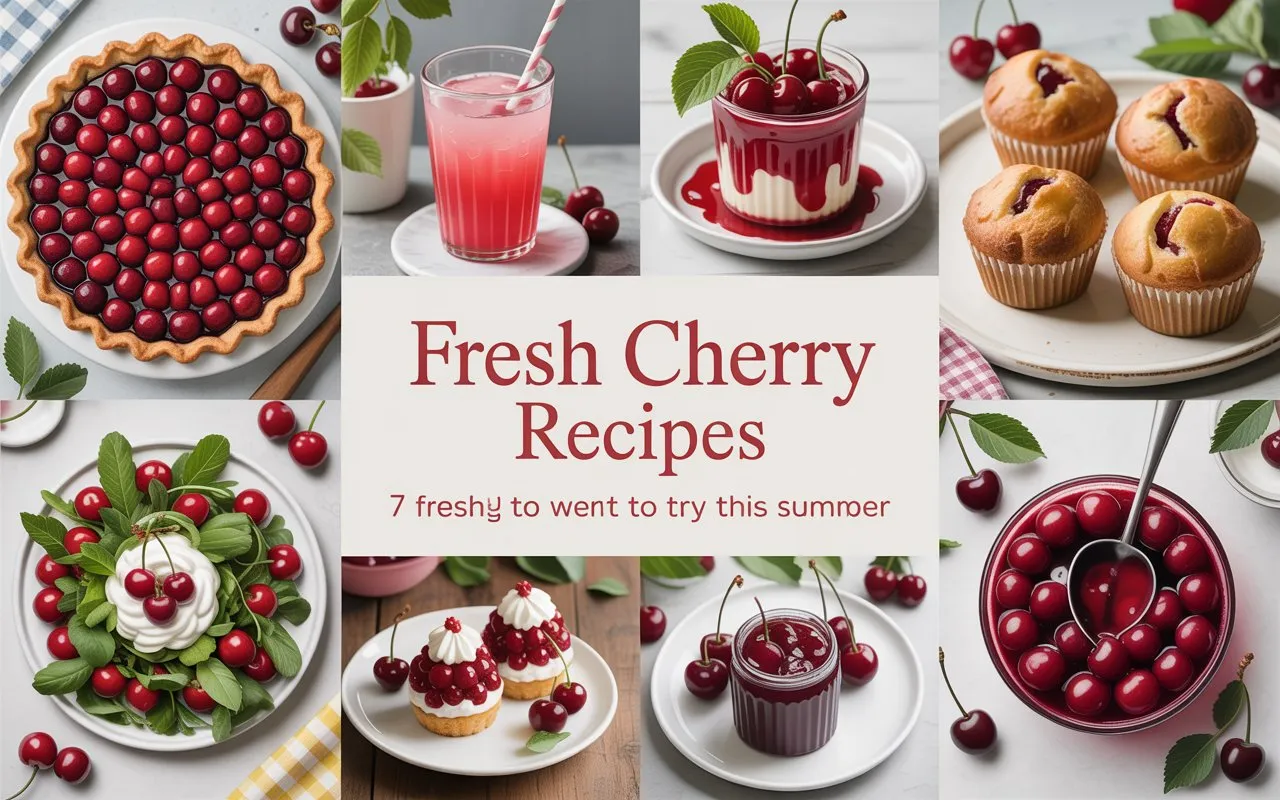 Fresh Cherry Recipes: 7 Irresistible Ideas You’ll Want to Try This Summer