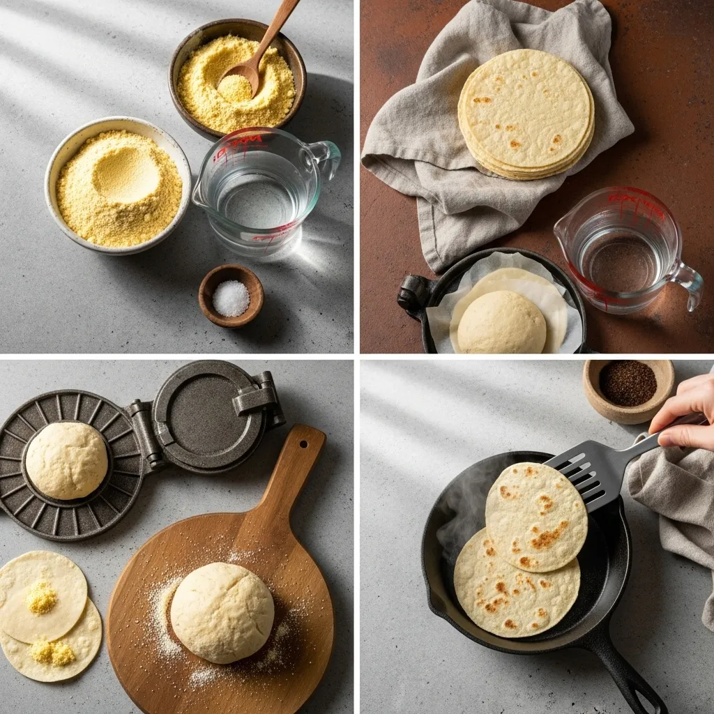 Homemade Corn Tortillas with Two Ingredients (in)