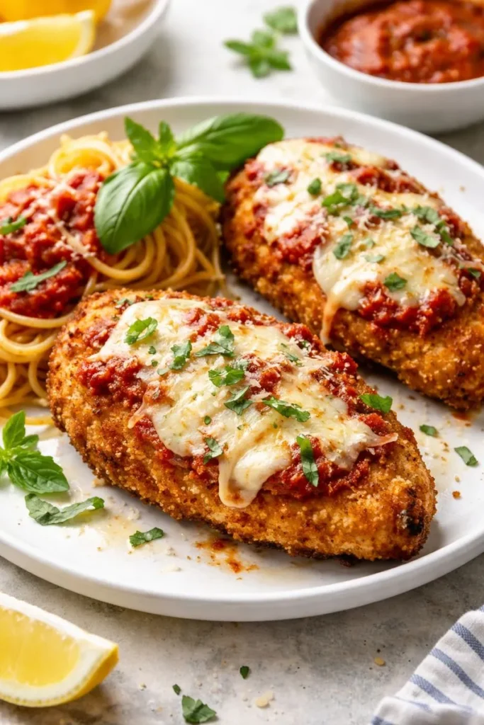 Air fryer chicken parmesan recipe