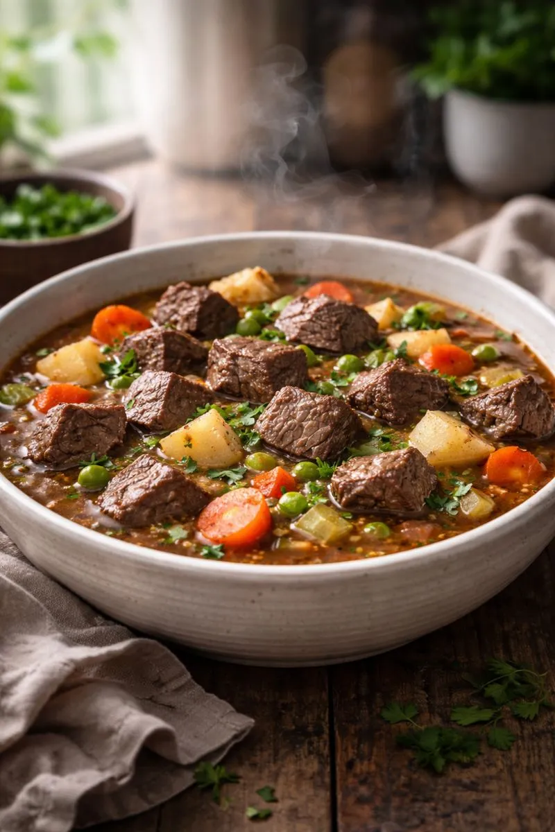 Hearty Beef & Vegetable Stew: A Nourishing One-Pot Dinner Recipe