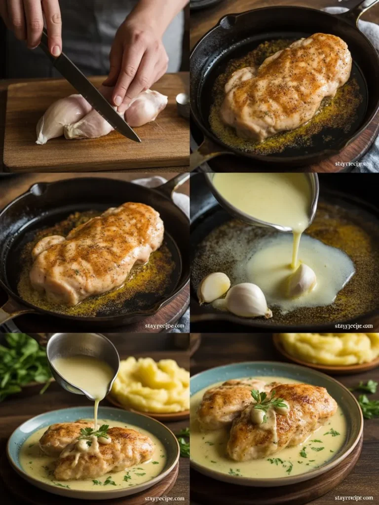 How to Make Creamy Garlic Chicken