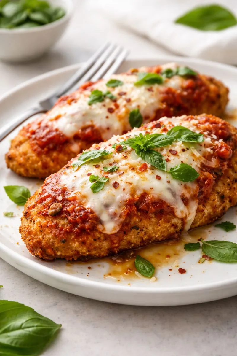 Crispy Baked Chicken Parmesan – Healthy Oven-Baked Dinner Recipe