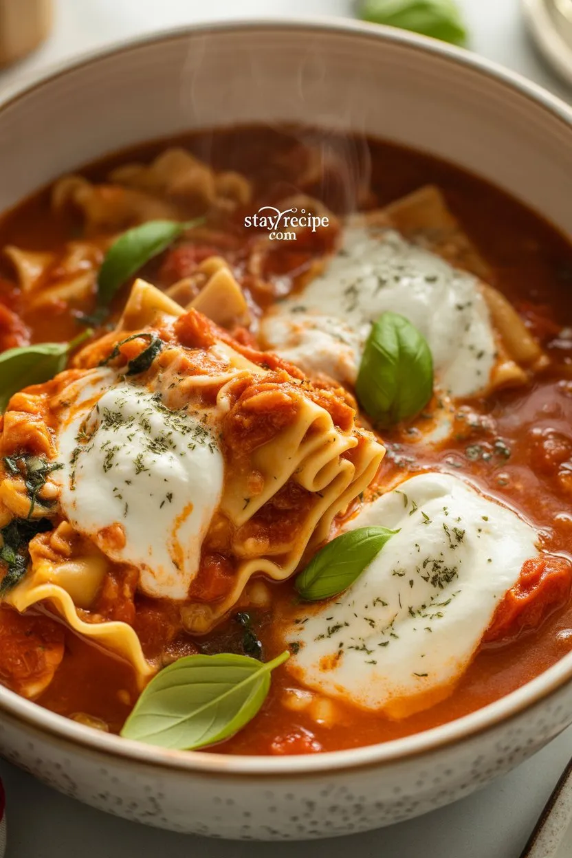One-Pot Lasagna Soup: All the Comfort of Lasagna in One Cozy Bowl