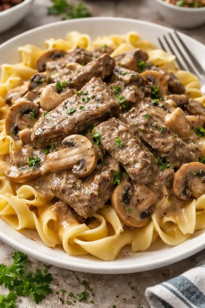 Beef Stroganoff