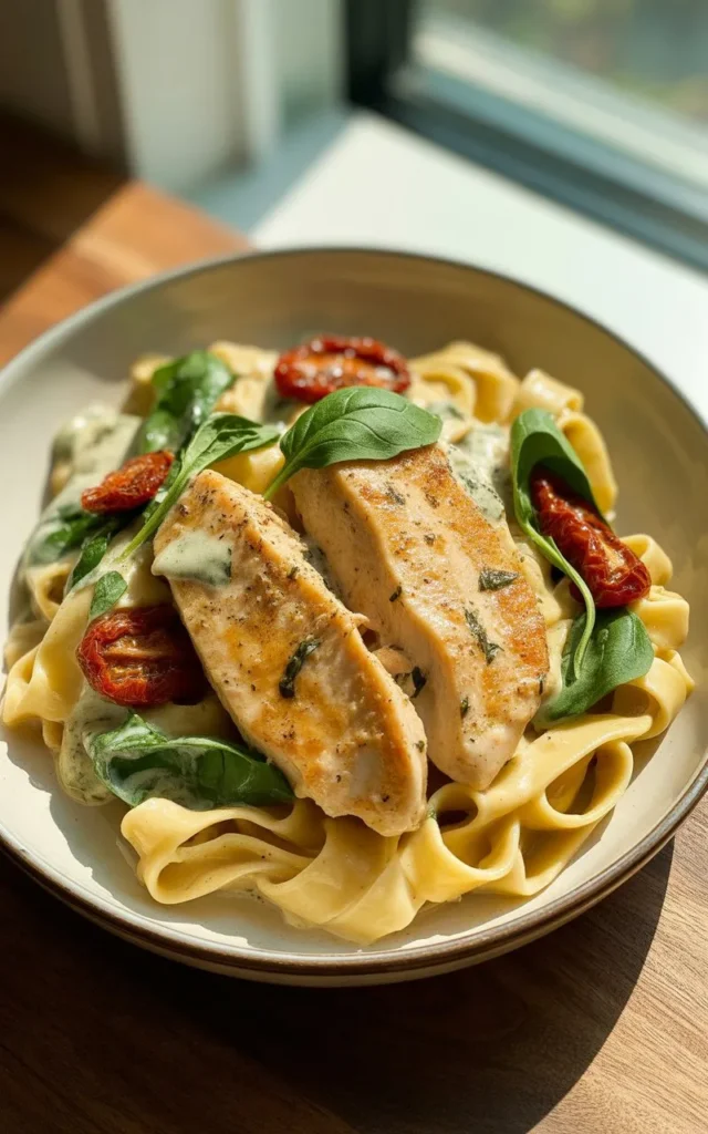 Creamy Tuscan Chicken Pasta