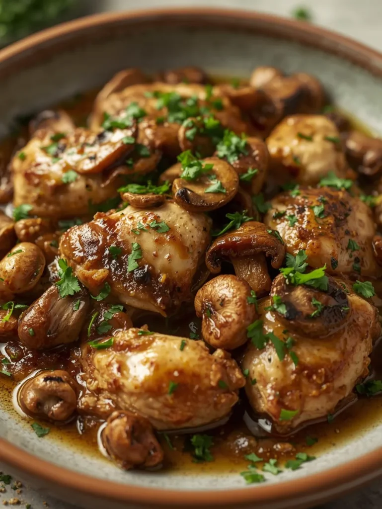 Dairy Free Mushroom Chicken