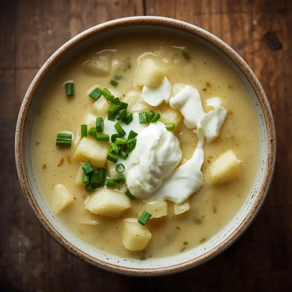 Garlic Butter Potato Soup