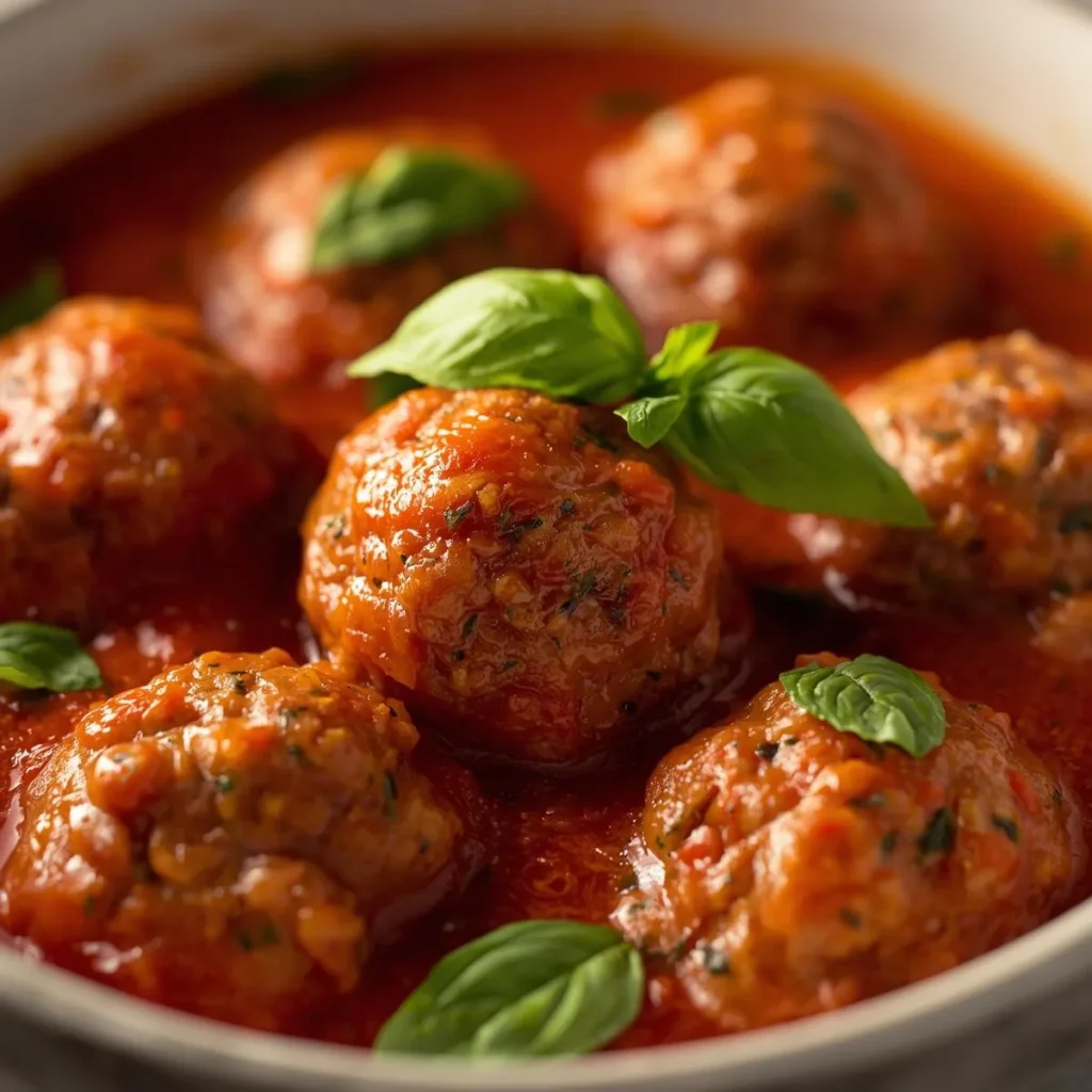 Gluten Free Meatballs In Marinara