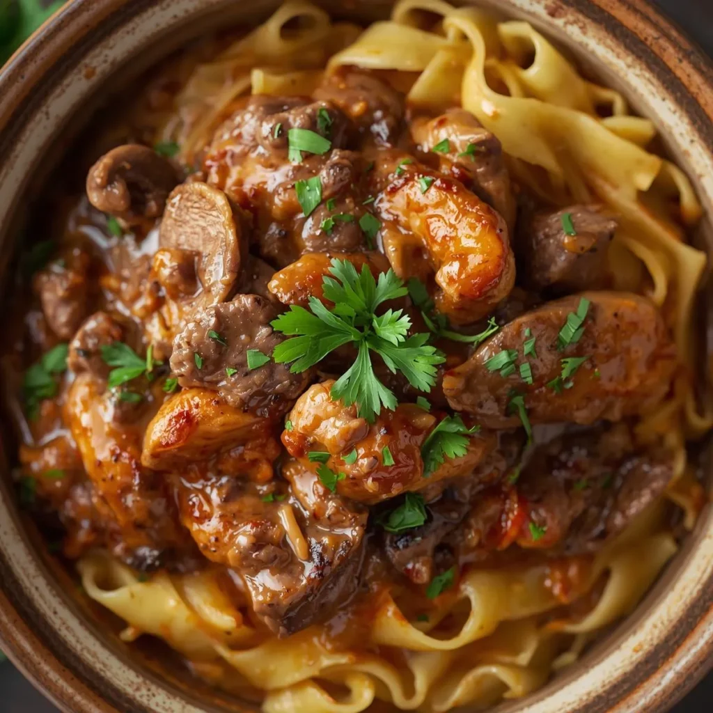Ground Beef Stroganoff