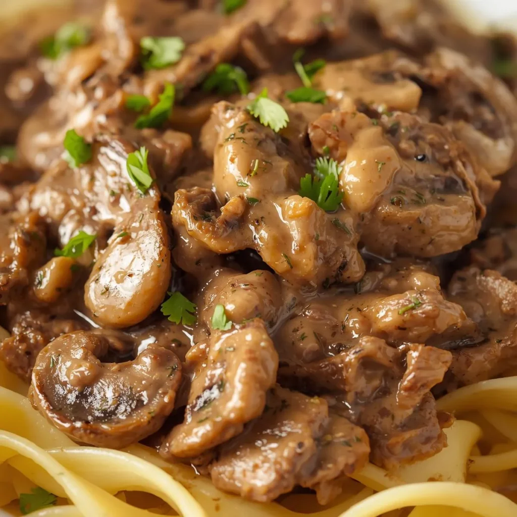 Healthy Beef Stroganoff