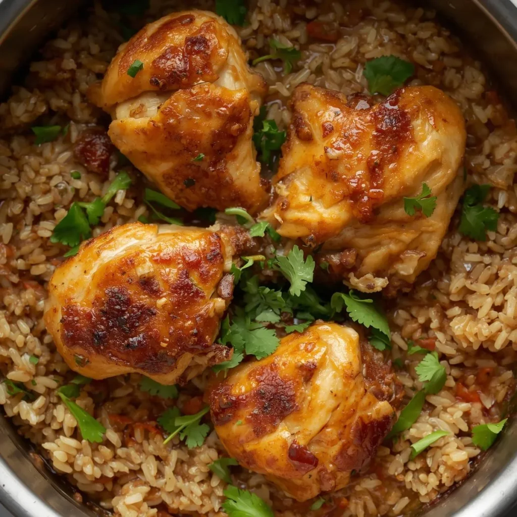 Healthy One Pot Chicken Brown Rice