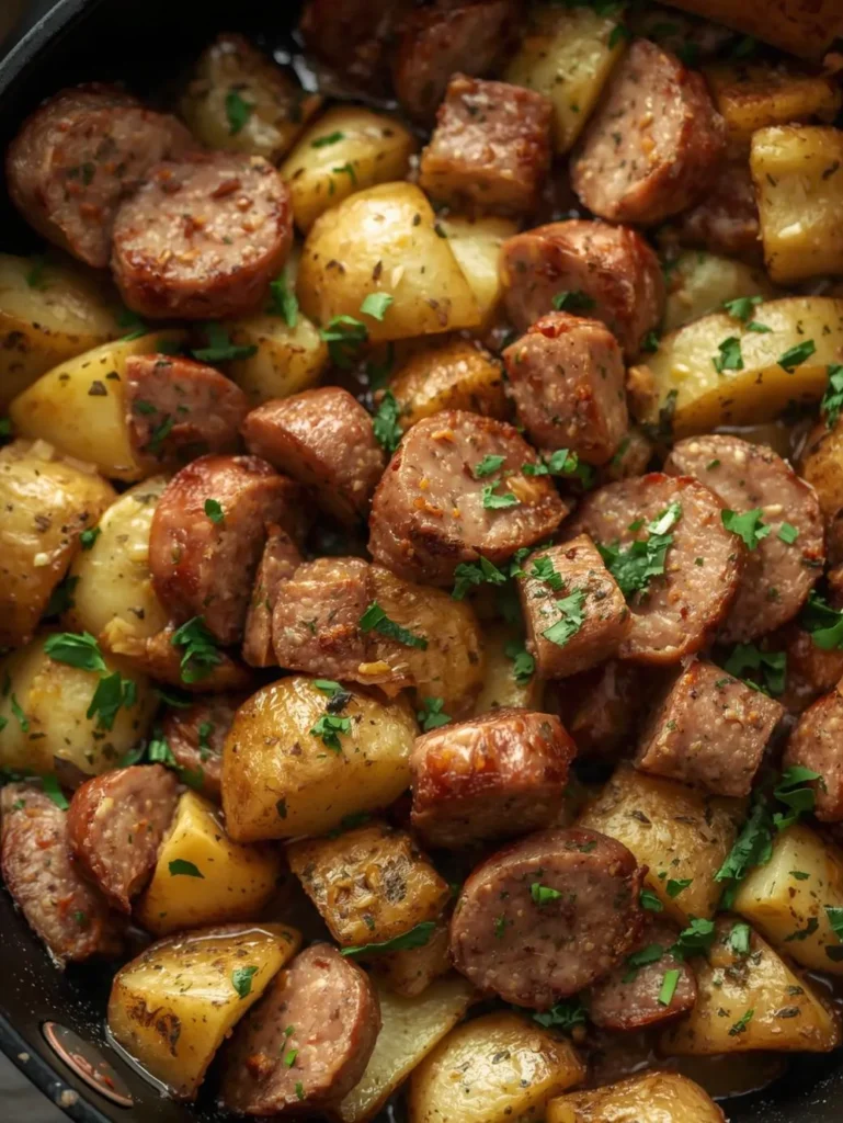 Healthy Sausage Potato Skillet