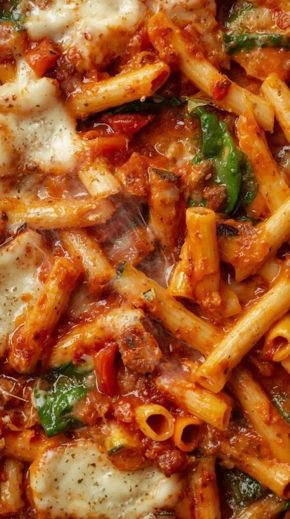 Healthy Vegetable Baked Ziti