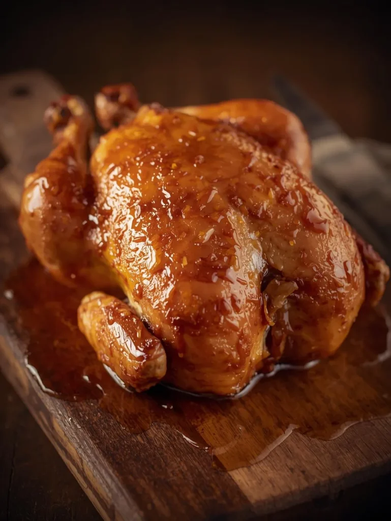 Honey Lemon Garlic Roasted Chicken