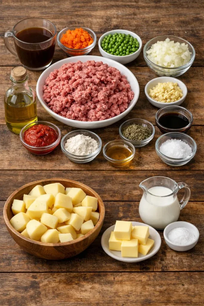 Ingredients Classic Shepherds Pie