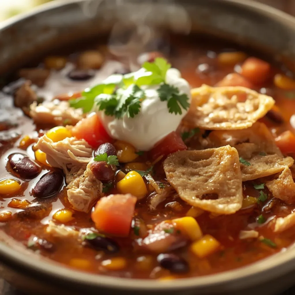Instant Pot Chicken Tortilla Soup
