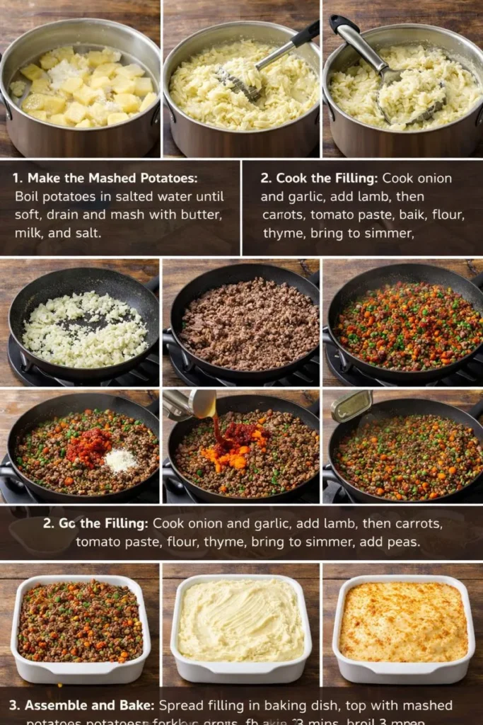 Instructions Classic Shepherds Pie