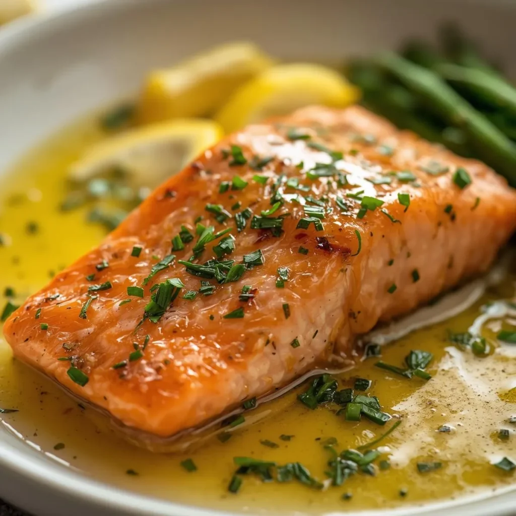 Lemon Herb Garlic Butter Salmon