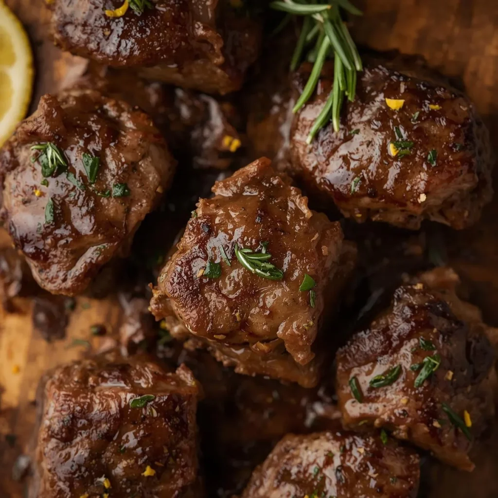 Lemon Herb Steak Bites