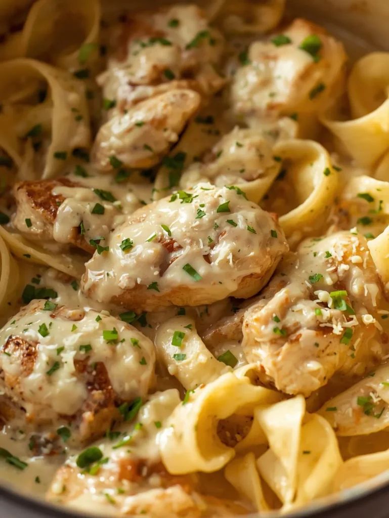 One Pot Chicken Alfredo