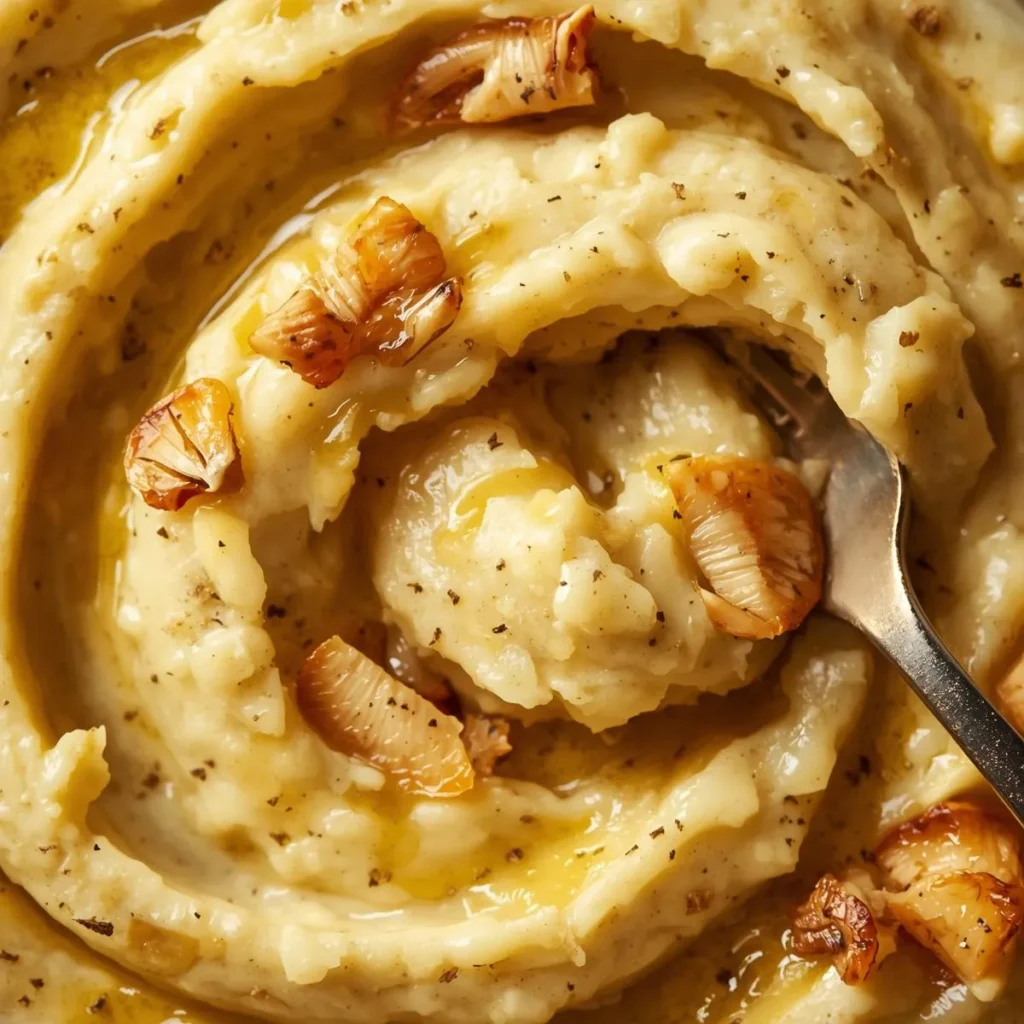 Roasted Garlic Mashed Potatoes Sweet Deep Garlic Flavor