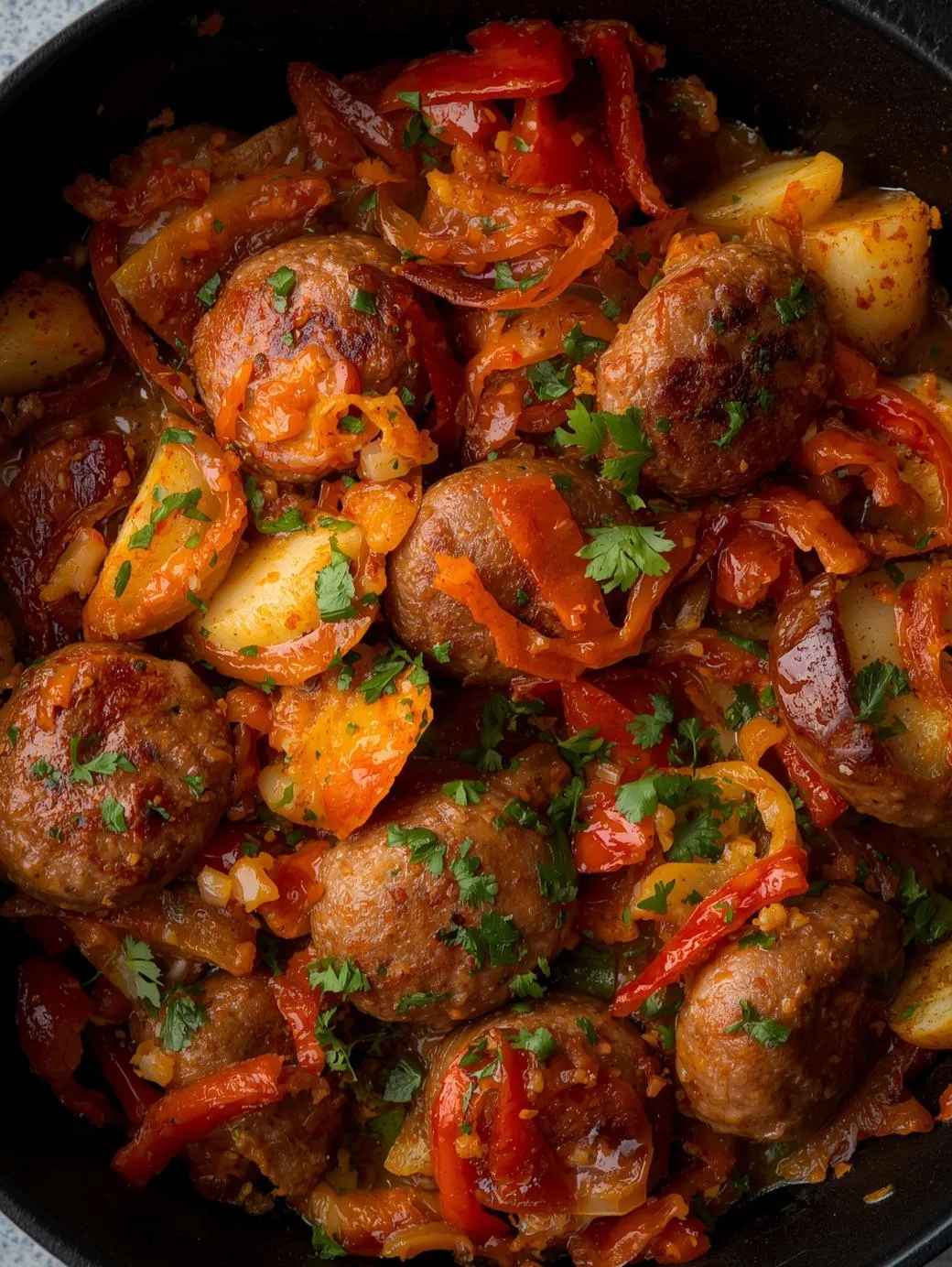 Easy Sausage & Potato Skillet—A One-Pan Dinner Everyone Loves