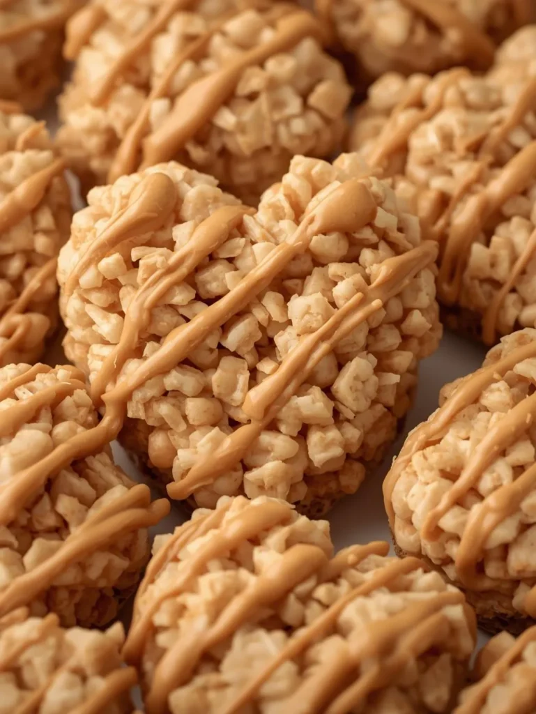 Apply To The Body Peanut Butter Many Heart Rice Krispie Treats Mordern Style Closeup Side Short