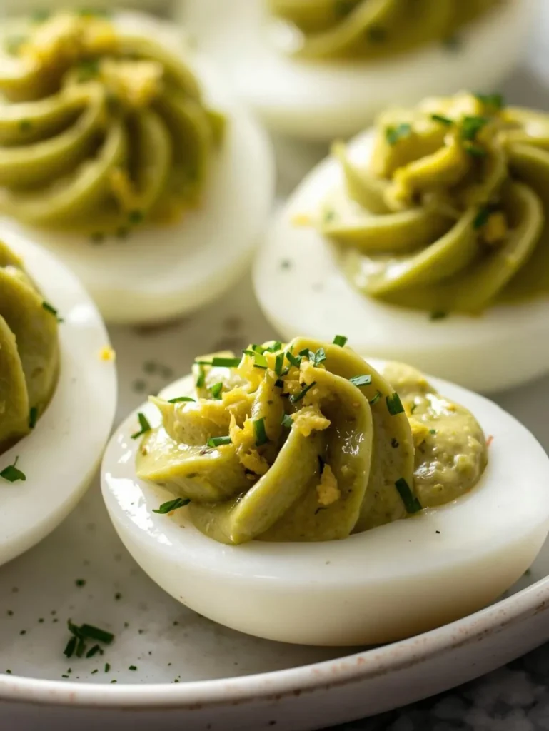 Avocado Deviled Eggs Creamy No Mayo Option