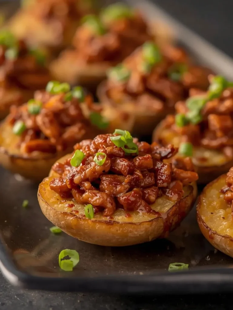 Bbq Pulled Pork Potato Skins