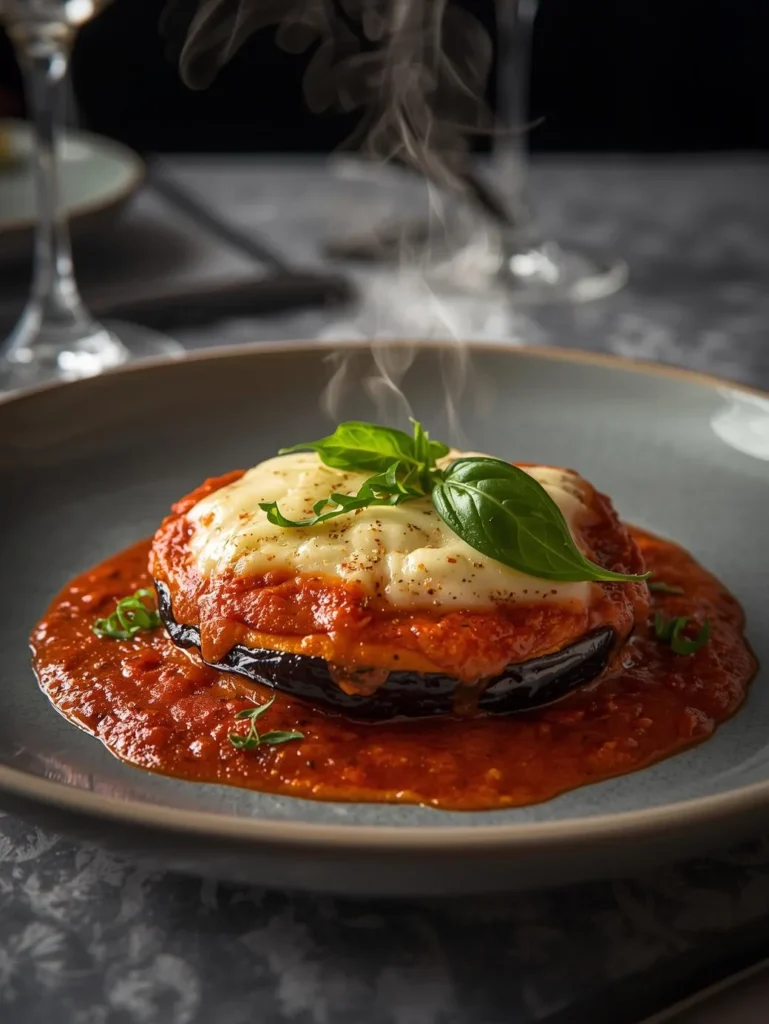 Baked Healthy Eggplant Parmesan