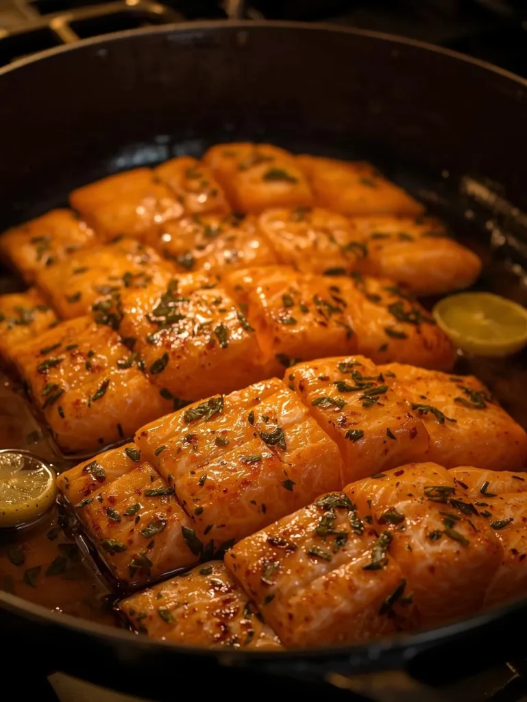 Baked Honey 3 4 Garlic Salmon Cut Of Piec No Stress Oven Method Cooking