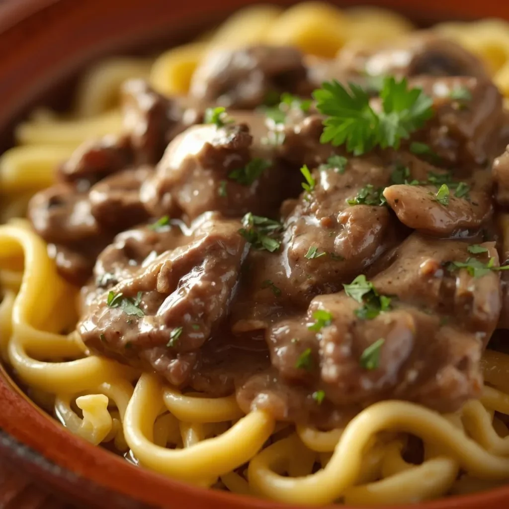 Beef Stroganoff