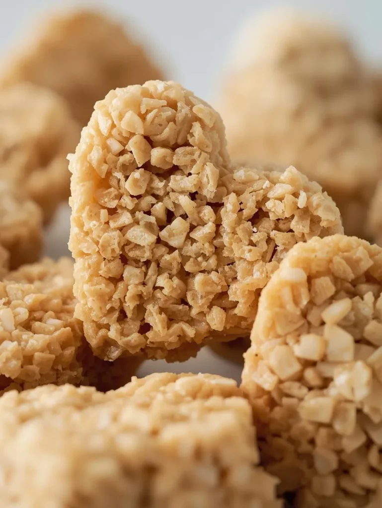 Brown Butter Rice Krispie Hearts Treats Mordern Syle Closeup Side Short