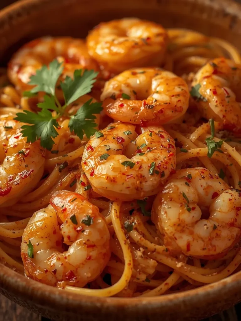 Cajun Shrimp Pasta Spicy Garlic No Cream Option