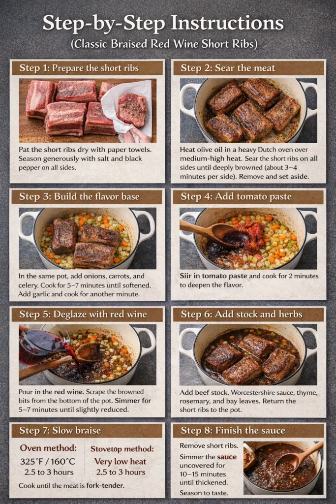 Classic Braised Short Ribs Recipe